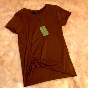 Allsaints Rust colored top XS NEW